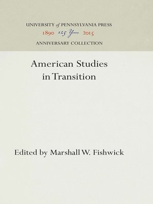 cover image of American Studies in Transition